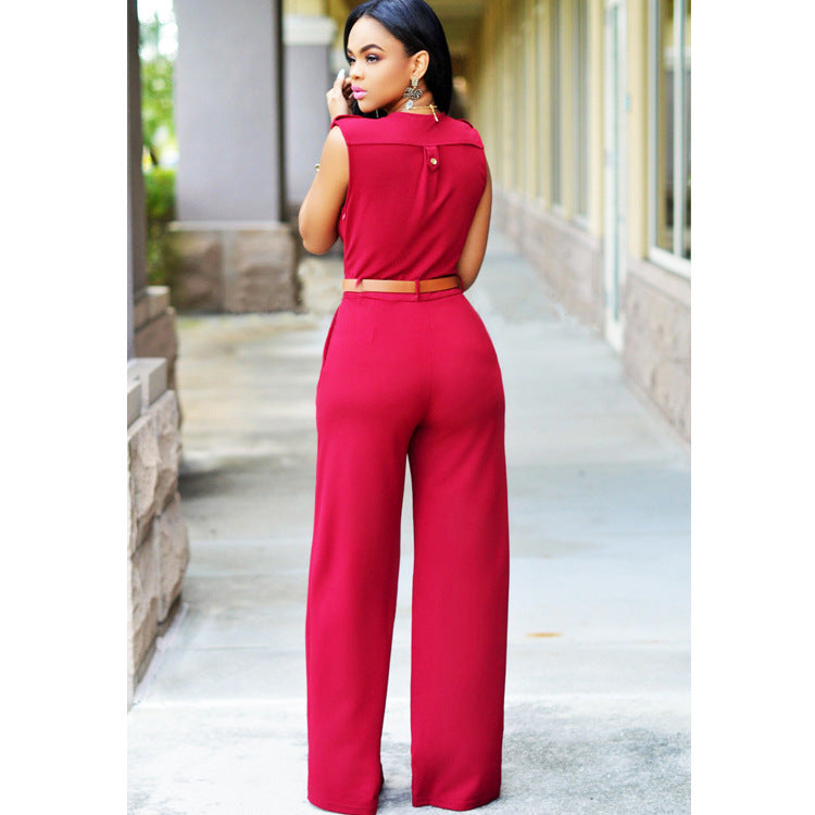 Belted Jumpsuit