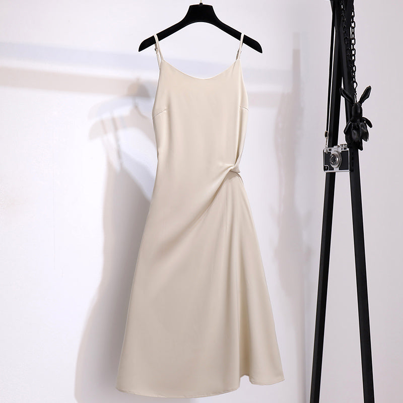 Gathered Waist Midi Dress
