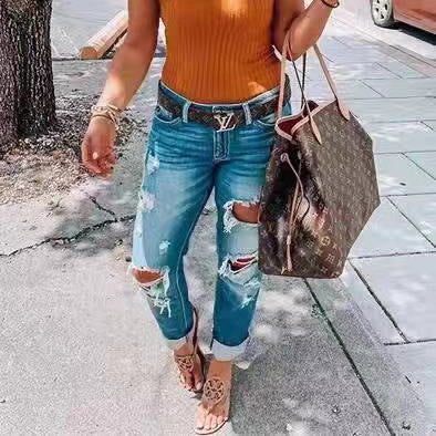 Distressed and Ripped Jeans