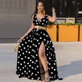 Sleeveless Polka Dot Dress