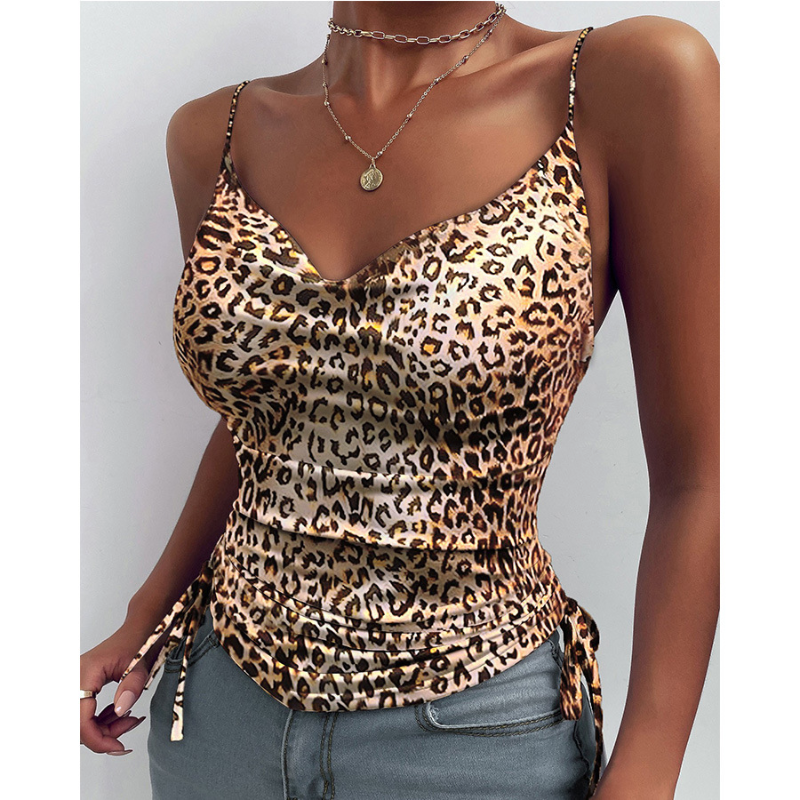 Spaghetti Strap V-neck Camisole