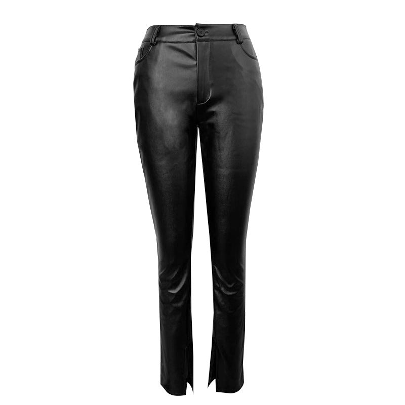 Slimming Leather Pants