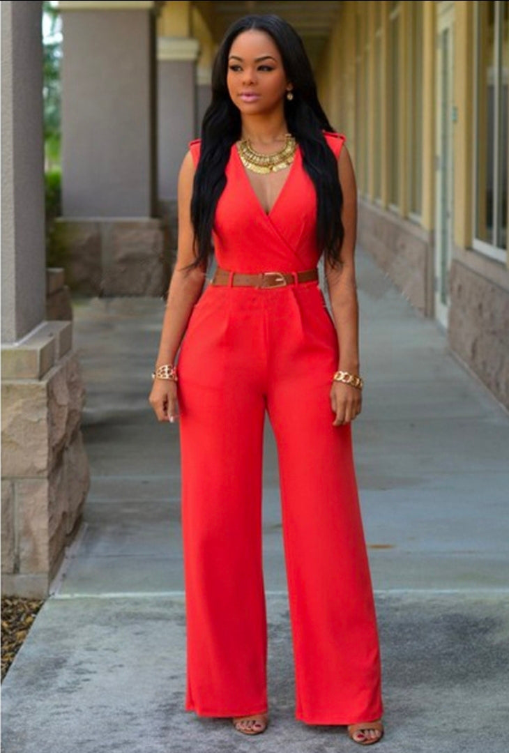Belted Jumpsuit