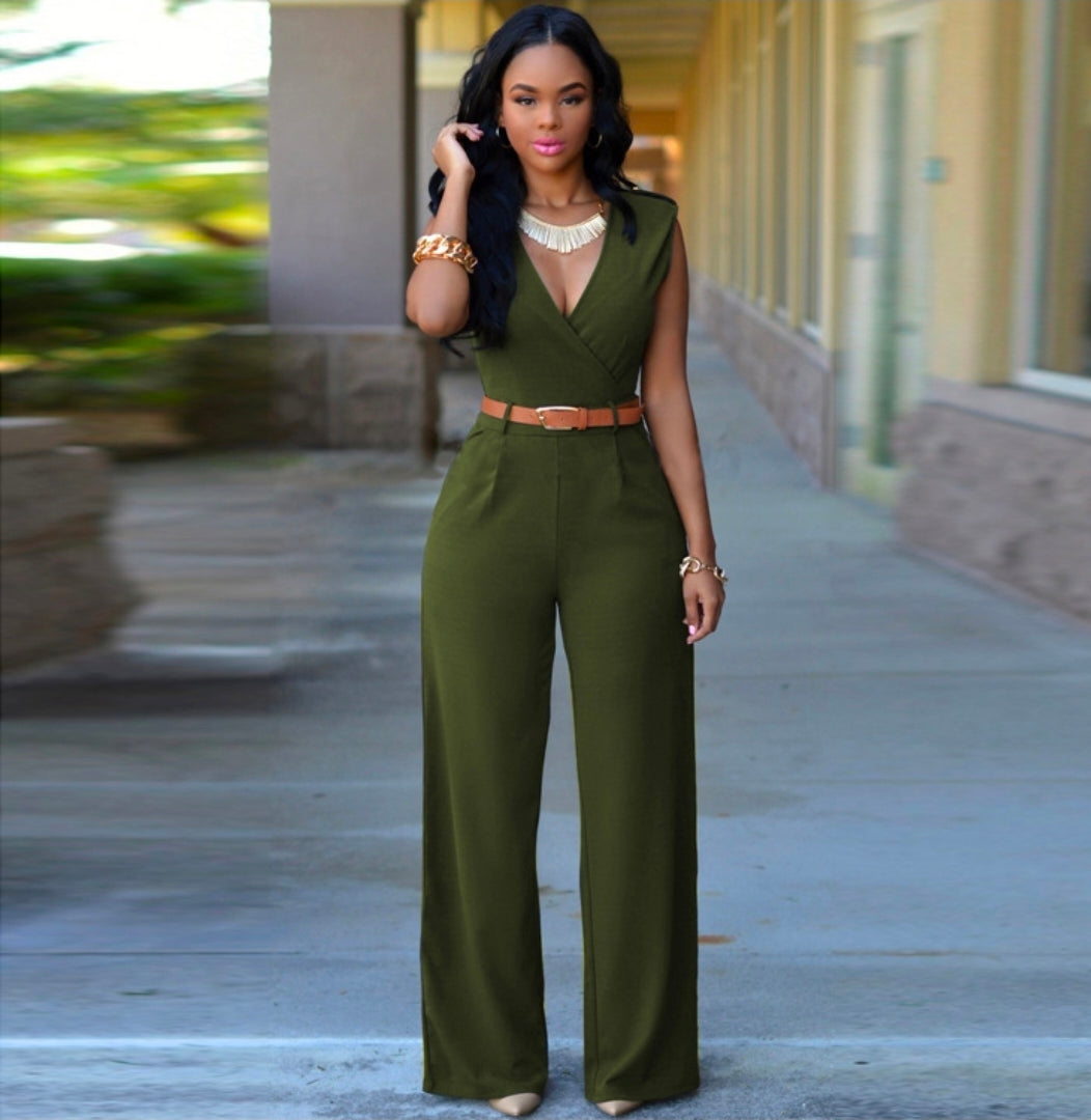 Belted Jumpsuit